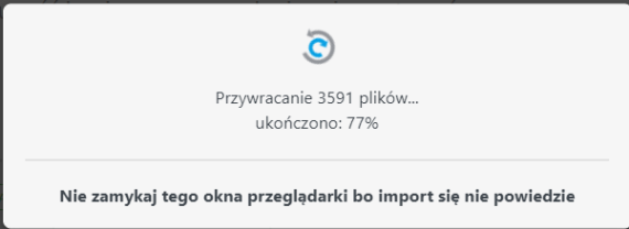Przywracanie kopii zapasowej WordPress