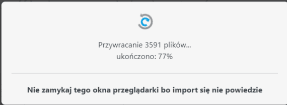 Przywracanie kopii zapasowej WordPress
