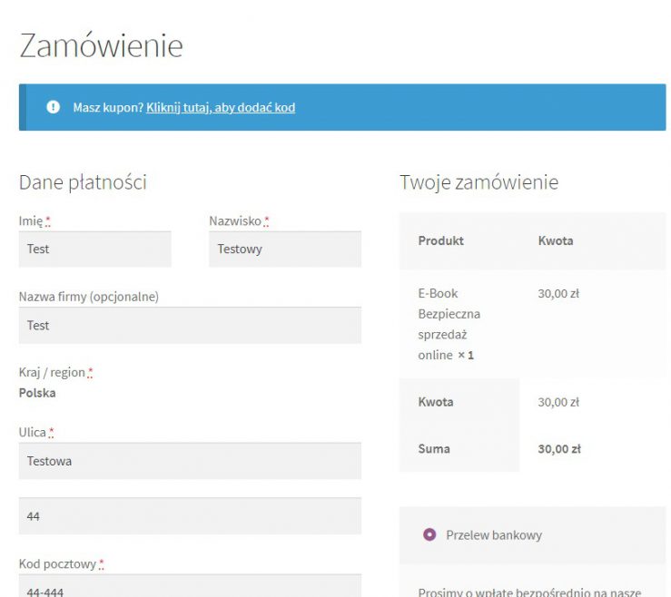 Kupowanie produktów wirtualnych w WooCommerce